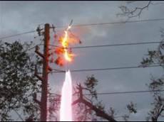 Power Line Pole