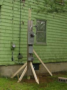 Temporary Meter Pole