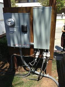 Temporary Power Pole