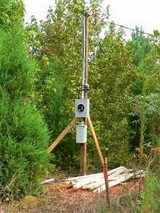 Temporary Power Pole