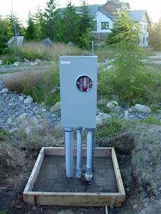 Temporary Service Pole